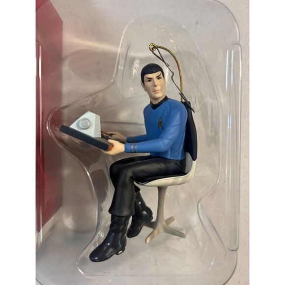 Star Trek Hallmark Keepsake Ornaments Set Of 3 Capt Kirk Mr Spock - Picture 7 of 7